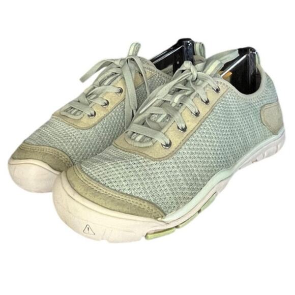 Womens Keen Hush Knit CNX 1020372 Textile Athletic Hiking Sneaker Size 7.5 Green - Picture 2 of 6